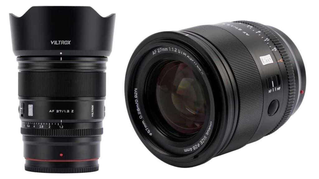 , Viltrox apporte l’objectif AF 27 mm F1.2 Pro aux montures Sony E et Nikon Z